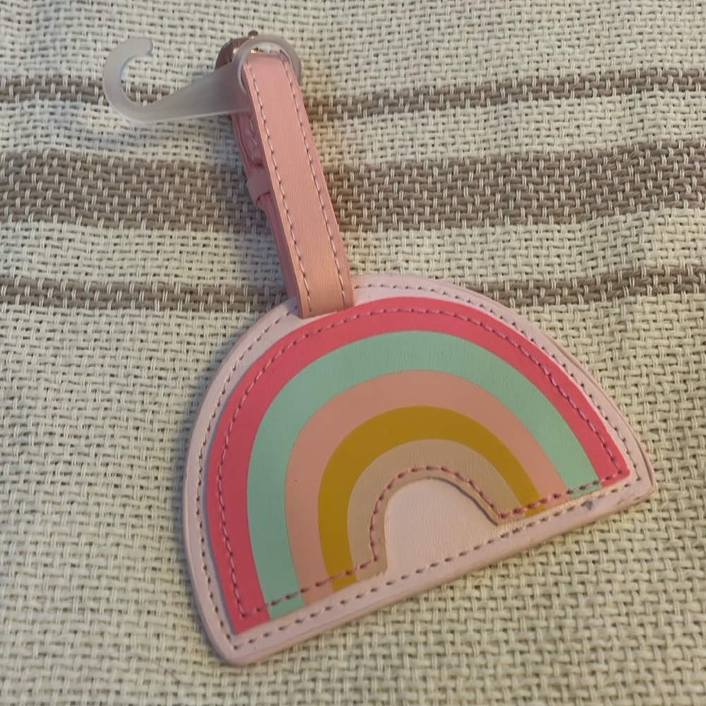 NWOT Rainbow Luggage Tag